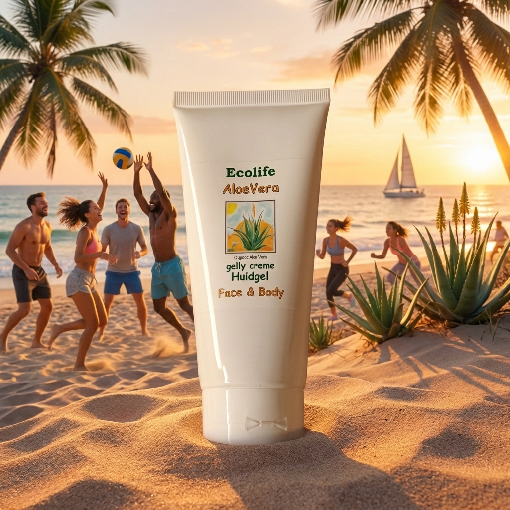 aloe vera gel huid gelei. Ecolife organic aloe